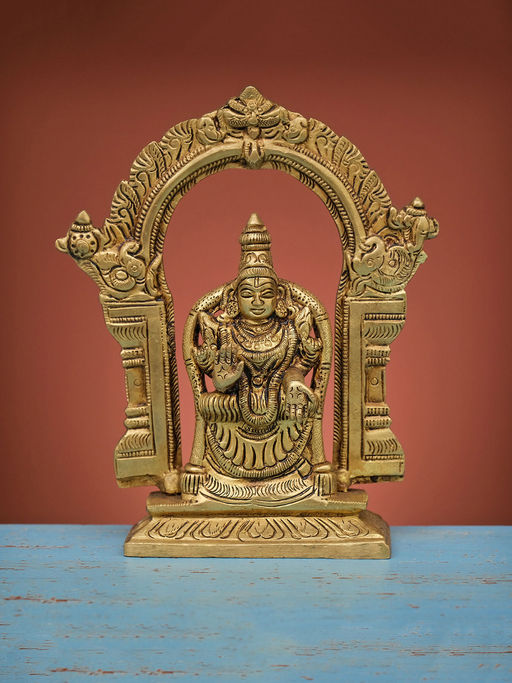Ekaa Handicrafts Brass Padmavati Devi Statue