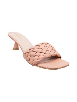 Mochi - Women Braided Peach Heels