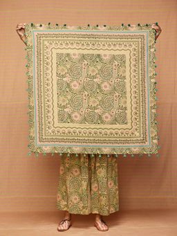 Swati Vijaivargie - Irene Print Blocked Scarf