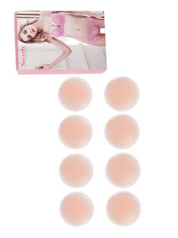 Secrets By ZeroKaata - Set of 4 Reusable Round Nipple Cover Pasties