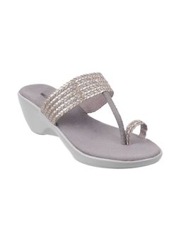 Walkway - Women Festive Synthetic Grey Sandals