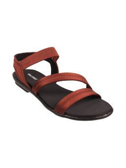 Walkway - Women Casual Synthetic Brown Sandals