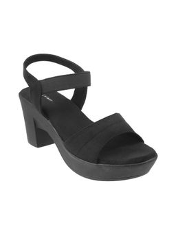 Walkway - Women Casual Synthetic Black Sandals
