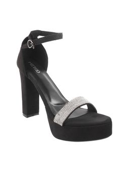 Metro - Women Party Synthetic Black Sandals