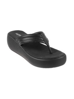 Metro - Women Casual Synthetic Black Flipflops