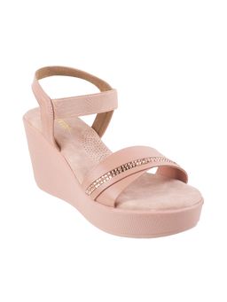 Metro - Women Casual Synthetic Peach Sandals