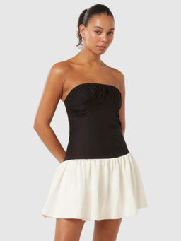 Forever New - Black Contrast Mini Dress