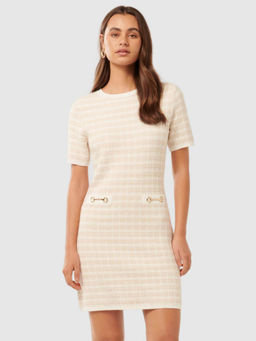 Forever New - White Check Mini Dress