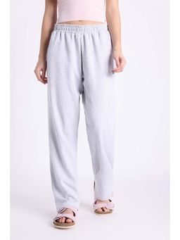 Zivame - Grey 2 Mile Fashion Solid Knit Poly Pyjama
