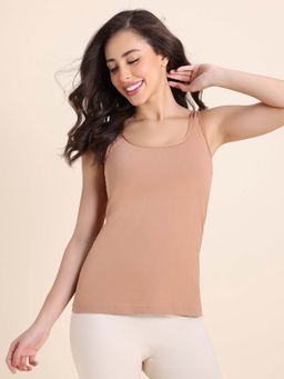 Zivame - Knit Cotton Solid Camisole - Roebuck