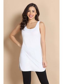 Zivame - Knit Cotton Solid Camisole - Lucent White