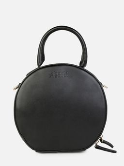 Haute Sauce - Women Black Round Structured Handbag