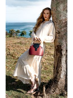 RASHKI - Bois Pink Solid Plain Handbag