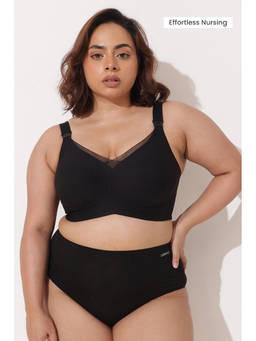 Zelena - Women Black Sculpt and Lift Seamless Maternity Bra