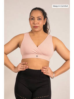 Zelena - Women Light Pink Cotton Non-Padded Maternity Bra