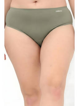 Zelena - Women Green Modal Seamless Maternity Hipster Panty