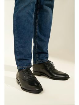 Heel Your Sole - Dutch Lace-Ups Black Brogues