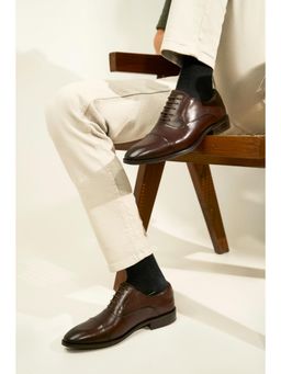 Heel Your Sole - Vior Lace-Ups Brown Derbies
