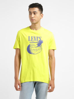 Levi's - Green Men's Brand Logo Crew Neck T-Shirt