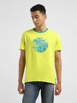 Levi's - Green Men's Graphic Print Crew Neck T-Shirt