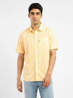 Levi's - Yellow Men's Printed Slim Fit Shirt
