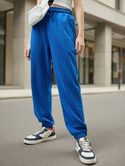 Bewakoof - Air 1.0 Women's Blue Super Loose Fit Joggers