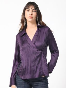 RAREISM - Arzoo Purple Solid Top