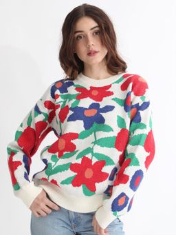 RAREISM - Bennett Sheen Multi Printed Sweater