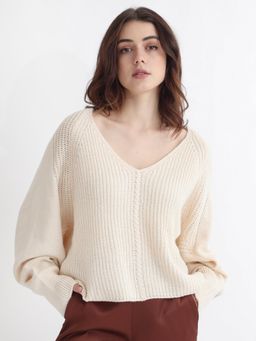 RAREISM - Henares Off White Knitted Sweater