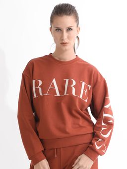 RAREISM - Shelly Rust Printed Sweatshirt