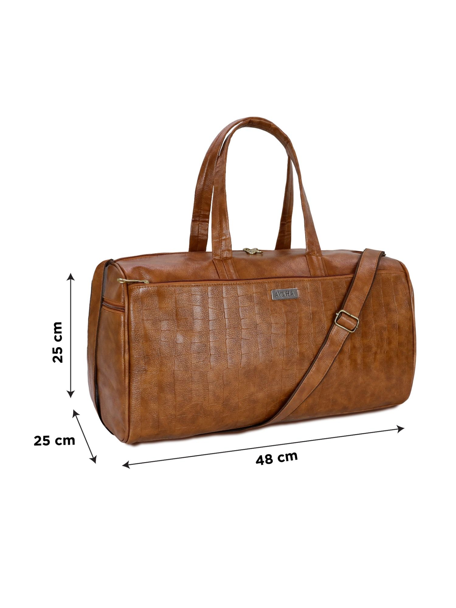 Buy NFI Essentials Leatherette Travel Duffle Bag 30L for Men Women