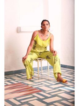 MONK & MEI - Green Mannat Jumpsuit