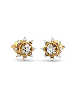 KuberBox - Aubade Stud Earrings 18K Gold