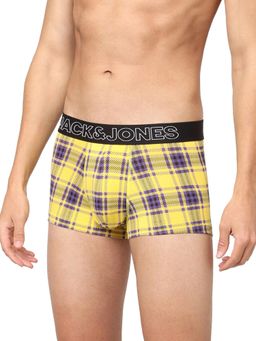 Jack & Jones - Yellow Check Trunks