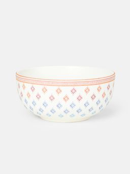 Fabindia - Ikkat Porcelain Serving Bowl Small