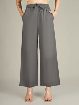 SPARSA - Grey Premium Cotton Linen Pant