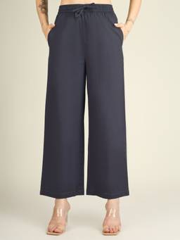 SPARSA - Slate Grey Premium Cotton Linen Pant
