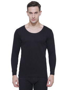 Bodycare - Men Round Neck Full Sleeves Black Top