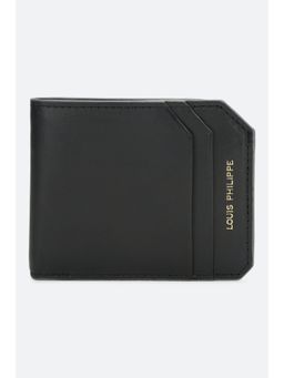 Louis Philippe - Men Navy Textured Genuine Leather Wallet