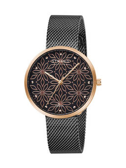 Strand by Obaku - Meadow Night Black Dial Quartz Watch For Women (S700LXVBMB-DM)