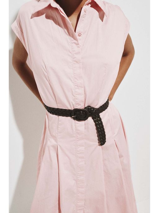 h&m pink shirt dress H&m pink shirt dress