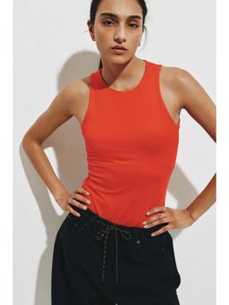 H&M - Women Red Jersey Thong Bodysuit