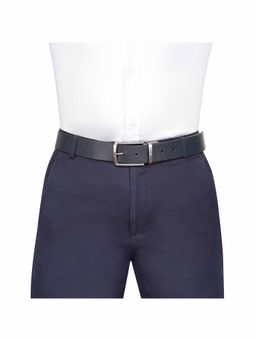 United Colors of Benetton - Men Alois Leather Reversible Belt - Navy Blue