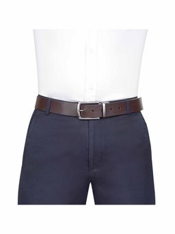United Colors of Benetton - Men Alois Leather Reversible Belt - Brown
