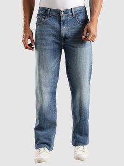 Tommy Hilfiger - Mid-Wash Regular Fit Mid Rise Jeans