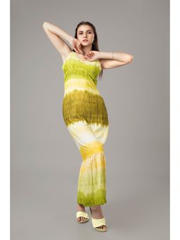 NEOFAA - Shibori Maxi Dress For Women