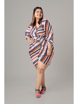 NEOFAA - Striped Dress For Women (Set of 2)