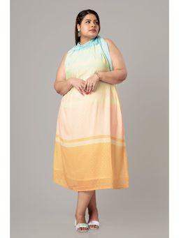 NEOFAA - Stunning High Neck Dress For Women