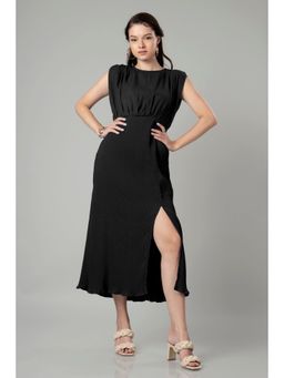NEOFAA - Exclusive Half Pleated Maxi Dress For Women