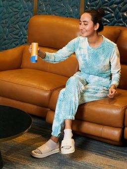 PINACOLADA - Women Multi-Color Honeycomb Co-Ord Set (Set of 2)